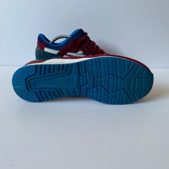 Asics Gel Lyte lll - Burgandy Navy Blue - Picture 6 of 9